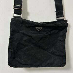 Prada Nylon Black Crossbody Sling Bag
